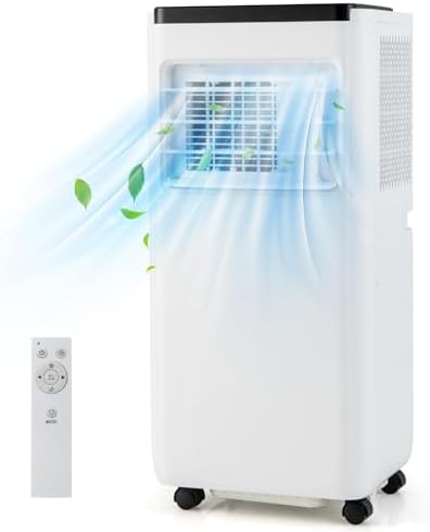 SIMOE 8000BTU Air Conditioner Portable, with Cool, Dehumidifier, Fan Mode, Small Portable Air Conditioner with Child Lock, Remote & Touch Control, 24H Timer, Portable AC Unit for room 250 Sq. Ft.