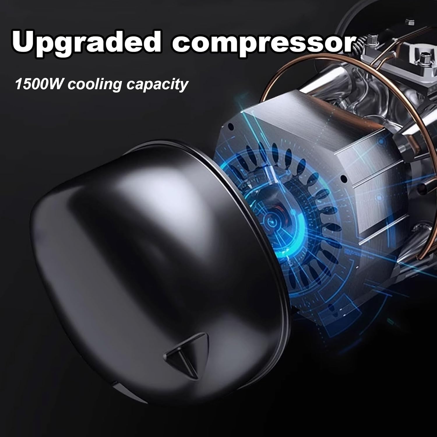 4-in-1 Portable AC with Touch and Remote Control Small Room Air Conditioner, No Window Needed, Camping AC with Top Handle for Bedroom 8-10㎡