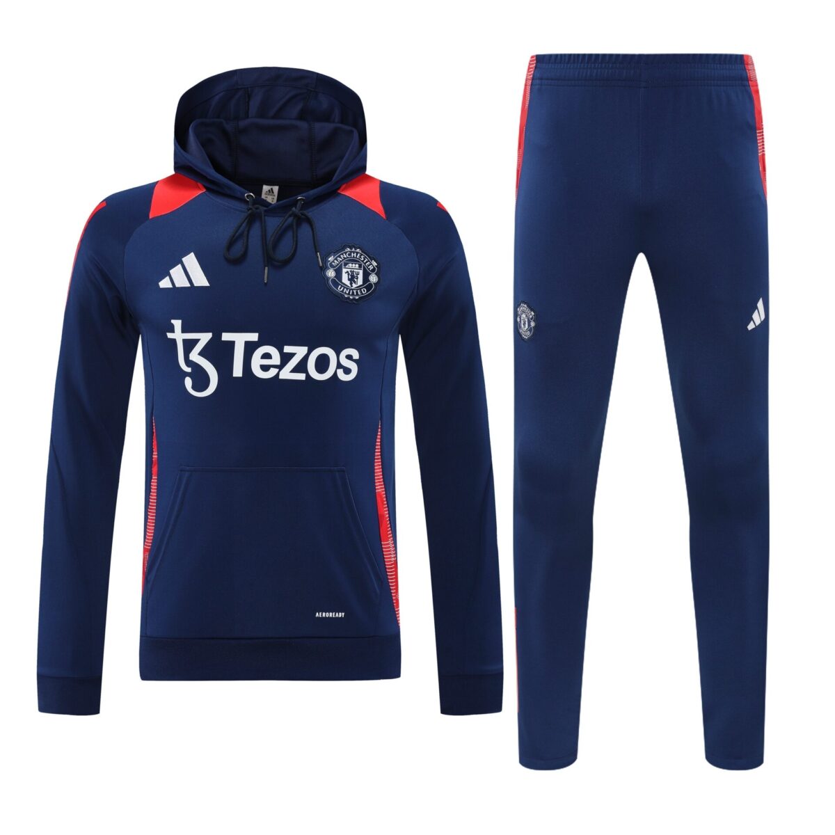 Conjunto manga larga Manchester United azul oscuro - NewNow