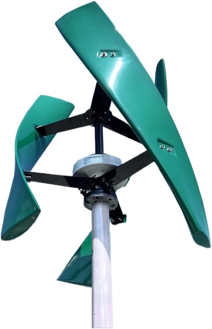 Wind Turbines, Alternative Energy 1000w Wind Generator Vertical Axis Wind Turbine Generator Wind Mill Fan for Home Use(White,12V_1000W)
