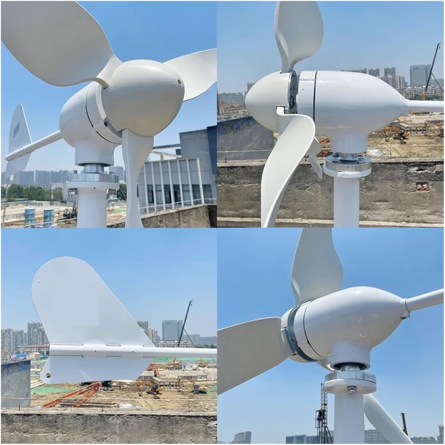Wind Turbines, 1KW 12V 24V 48V Small Horizontal Wind Energy Turbine nerators 1000W Windmill(48V_1000W)