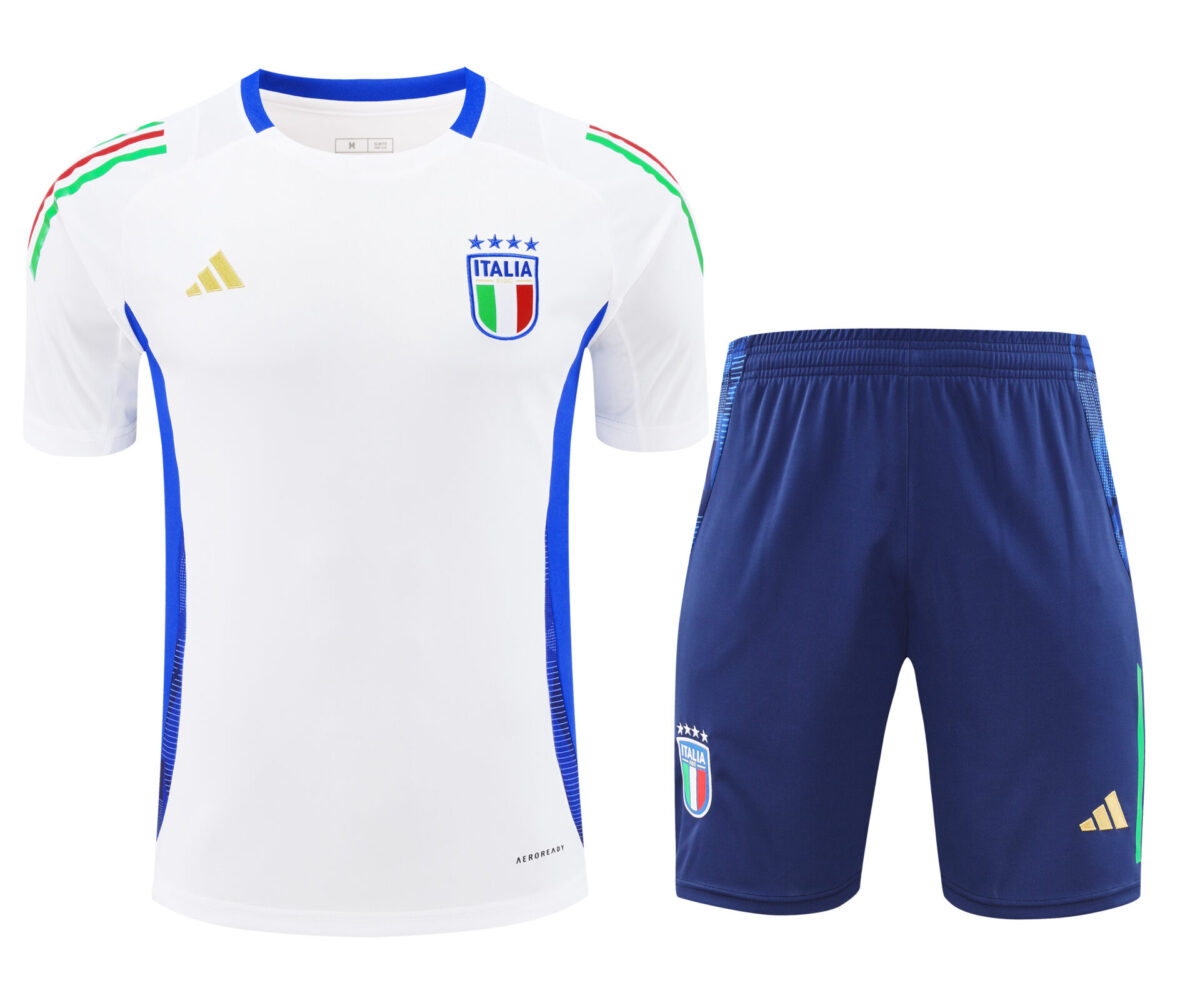 Conjunto de calentamiento Italia blanco - NewNow