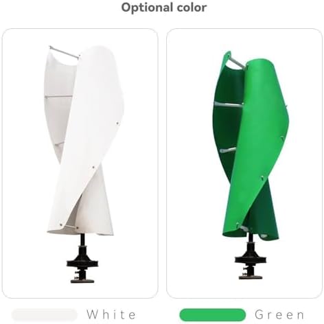 2000W/4000W/8000W/10000W 12V/24V/48V Wind Turbine Generator Kit, Noiseless Maglev Tech, Hybrid MPPT Charge Controller, Off-Grid Low Wind System, Ideal for Garden Lighting