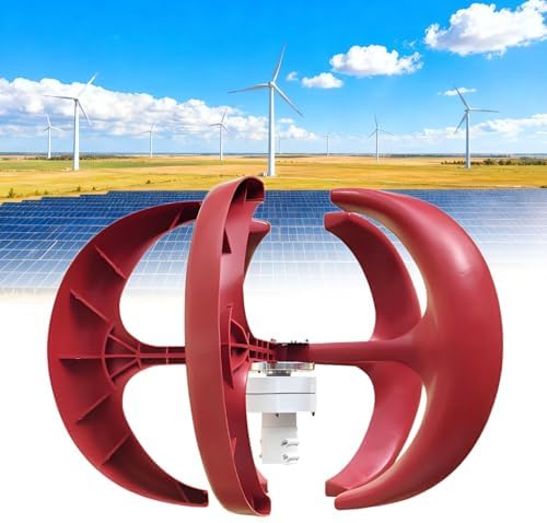 5-Blade Vertical Wind Turbine Kit - Efficient Wind Power Generator for Wind-Solar Hybrid Street Lights, Ideal for Highways & Scenic Areas - 48V Energy Solution