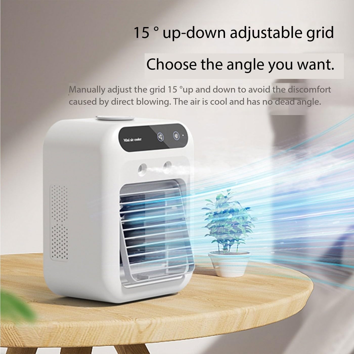 Mini Portable Air Conditioner, Household Refrigeration Air Cooler Desktop Mobile Cooler, Suitable for Home, Dorm, Office