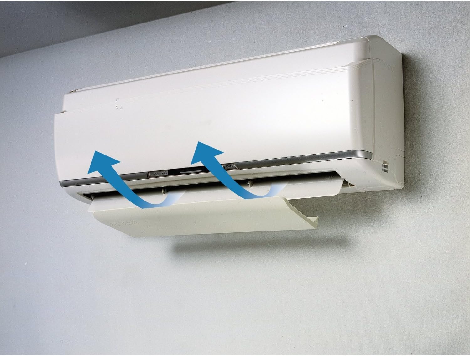 AIR WING Pro, Angle Adjustable Air Conditioner Deflector helps Cooling/Heating Air Circulation, Anti Blast, Wind Baffle and Direction, Anti-Condensation (Ivory, Set of 2)