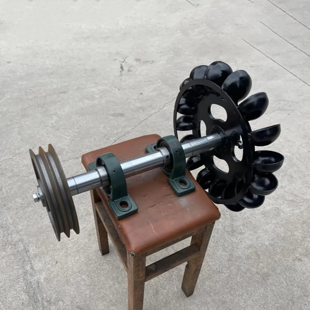 iDili Low-Speed Hydraulic Turbine Generator Blades, Oblique-Impact Type with Bearing Housing