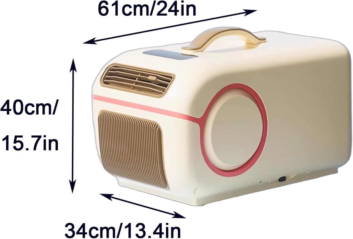 Portable Air Conditioners and Heater with Remote Control and Bluetooth Speaker Desk Air Conditioner no Water for Home Office Small Spaces, 220V