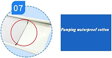 Central Air Conditioner Deflector Wind Shield Ceiling Air Conditioner Air Outlet Anti-Straight Blowing Hood Hanging White Stands for Wind Protection, Cool and Warm Air Circulation