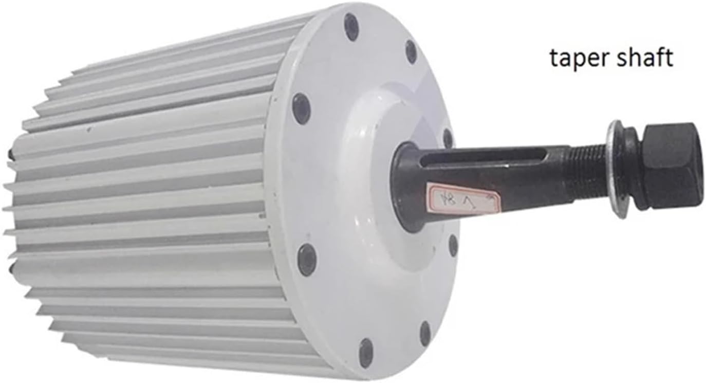 Wind Turbines, 10KW Electric Nerator 24V 48V 96V 120V Low RPM Permanent Magnet Alternator 10000W Turbine Motor with Base(Direct Shaft,12V_10KW)