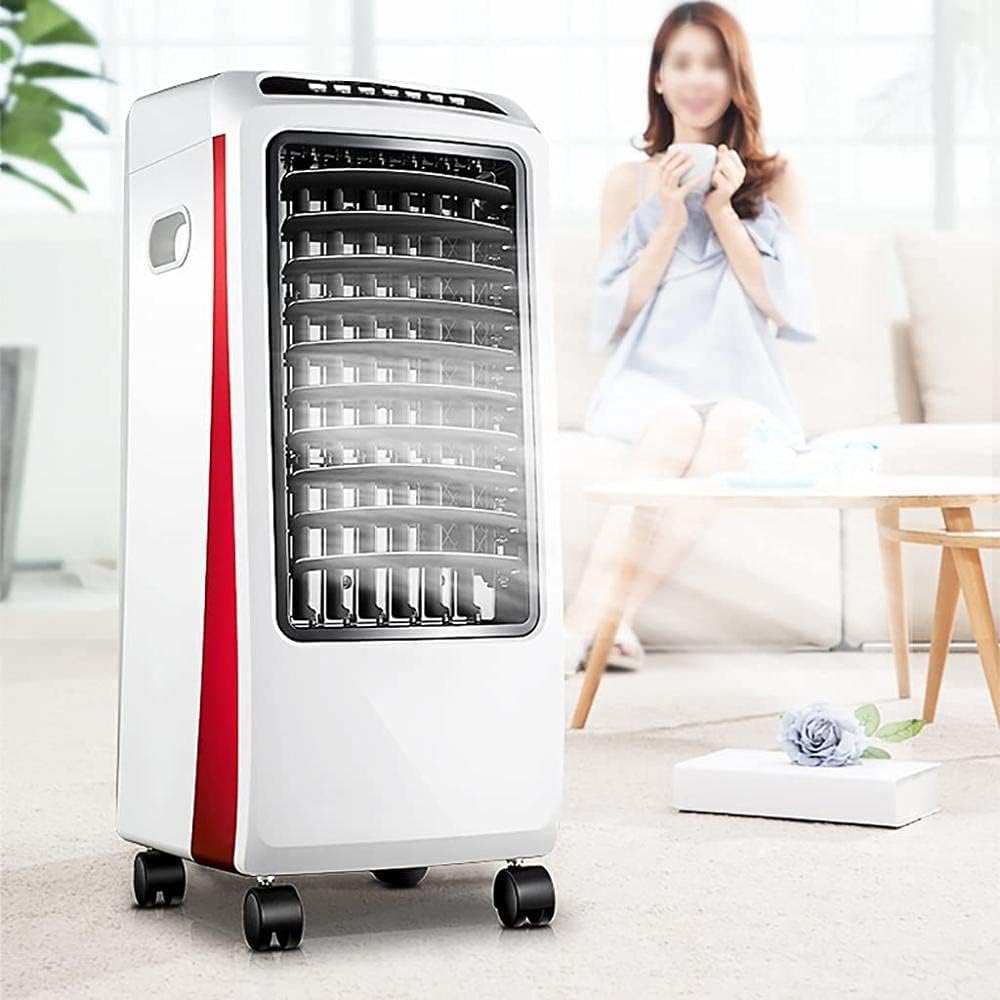 air Conditioner Unit for Home, Fan 7L Water Tank Fan Portable Fan Humidifier with Remote Control Mobile Cooling Fan/Humidifier for Home Office Bedroom
