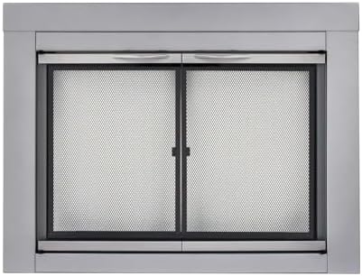 Pleasant Hearth Alpine Collection Fireplace Glass Door