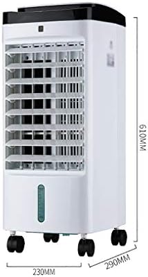 Portable Air Conditioner Fan Air Cooler, Portable Air Conditioner Evaporative With Remote Control Misting Humidifier Fan And Bladeless Noiseless Fan, For Office, Dorm, Room(Free Ice Tray)