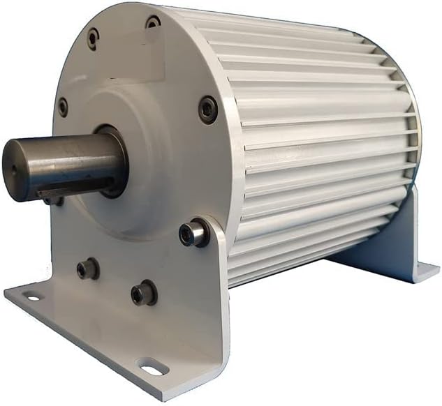 Wind Power Turbine Generator 1KW~10KW Low RPM Permanent Magnet Wind Turbine Generator 10000W 48V 96V Free Energy Generator Alternative Energy (Color : With base, Size : 12V_4500W)