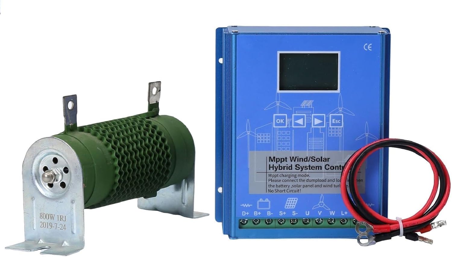 18000W Wind and Solar Complementary Regulator, Hybrid Charge Controller, Mppt Boost Charging, Wind Turbine & Solar Panel,48V