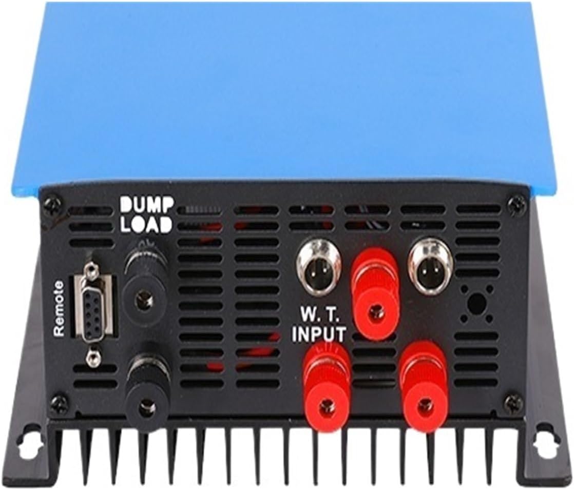 1000W Wind Power Grid Tie Inverter with Load Controller/Internal Limiter for 24v 48v 60v AC DC Turbine Generator(with Sensor no WiFi,3phase ac 22-65V)