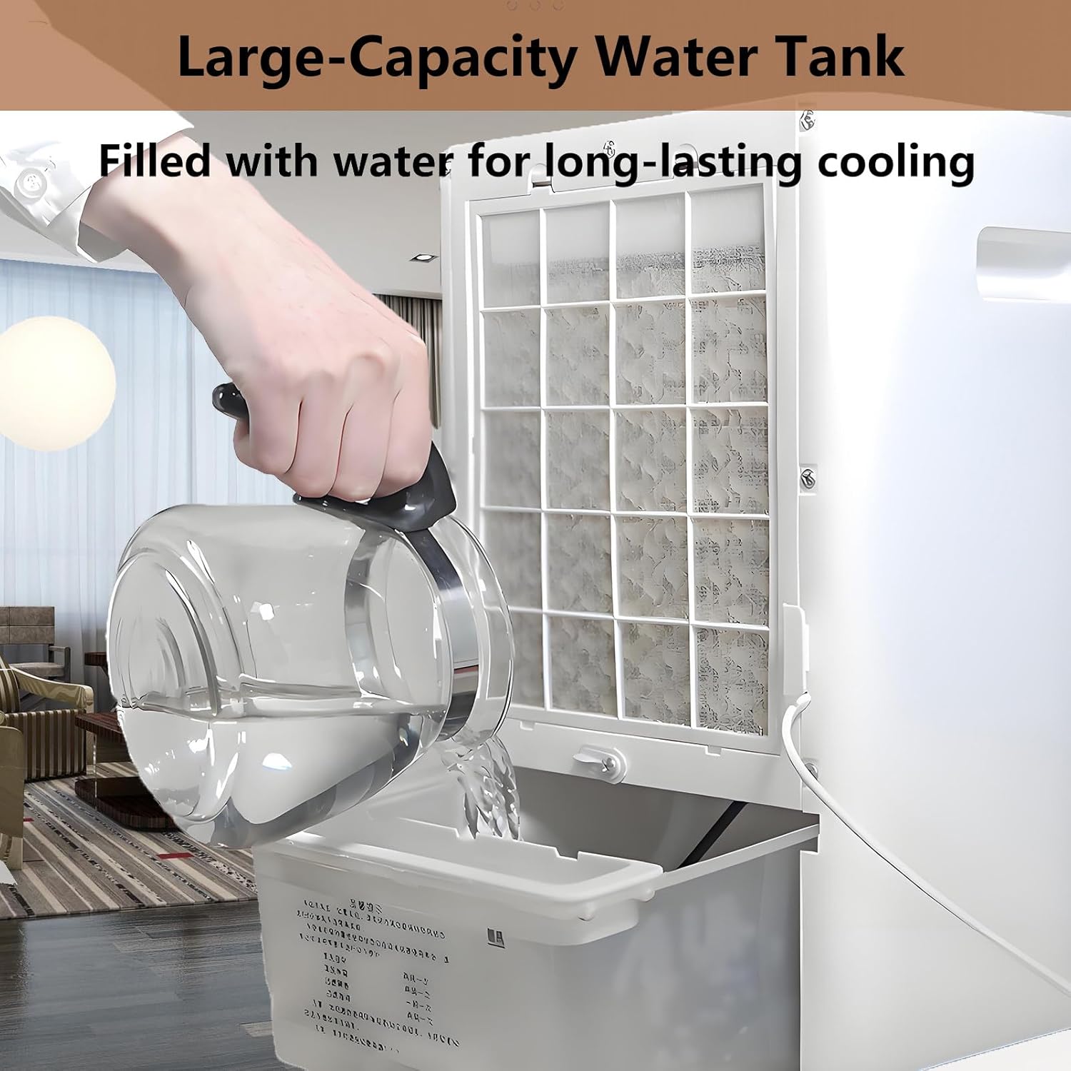 Portable Mini Air Conditioners for Home with Remote Control and Touch Screen Personal Air Conditioning Unit with 3-Speed and 4 ice Packs Portable Ac Unit Fan Car Air Cooler 24VHomeCar