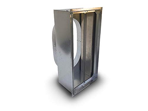 air+health Cascade CA-2 Whole House Fan | Great for Small Home (1200 Sq. Ft.) | 2 Speed Wall Switch | 2369 CFM | PSC Motor | Gravity Damper