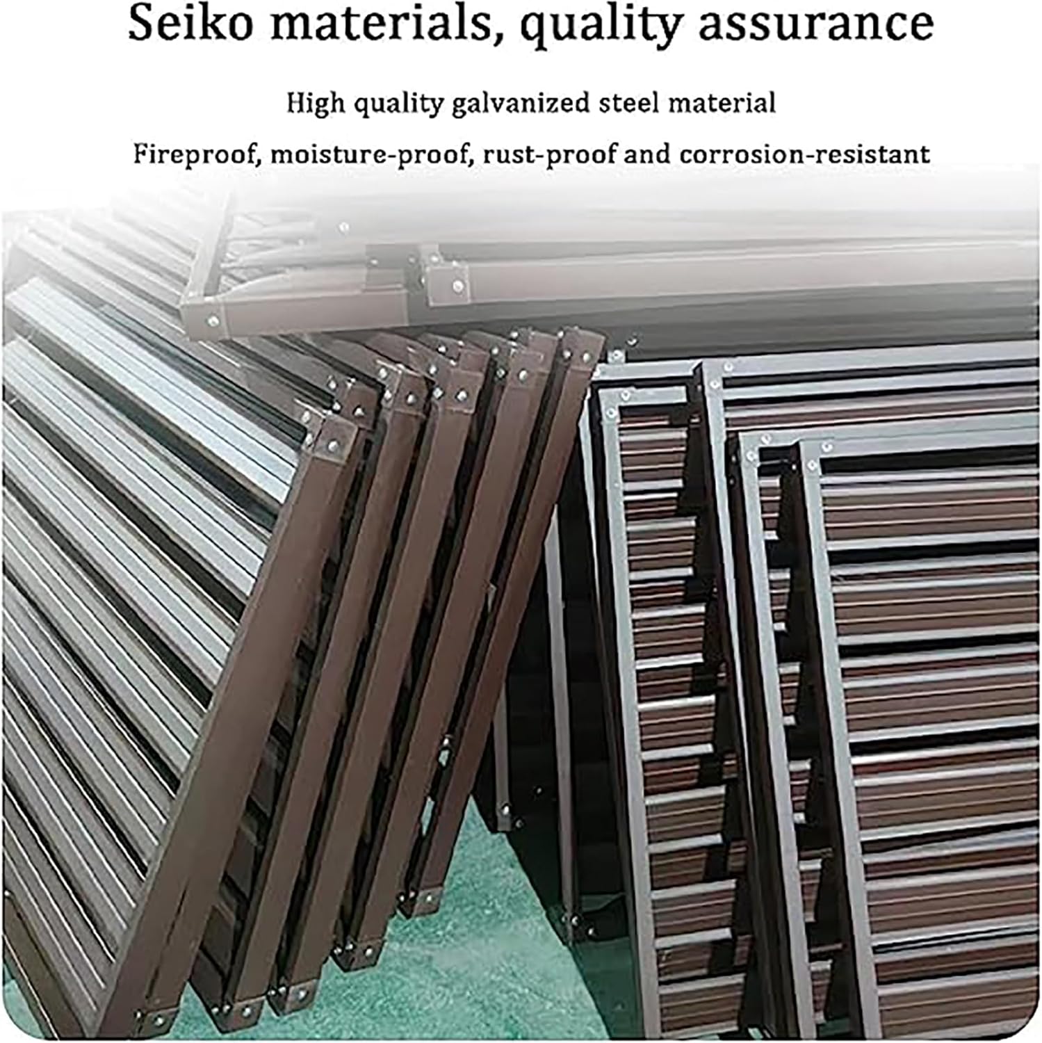 Cover for Outdoor Air Conditioner Cover Ac Units Protection, Aluminum Alloy Grille Decorative Air Conditioner Fence Condenser Heat Pump Cover, Pool Pump Trash Can Enclosure