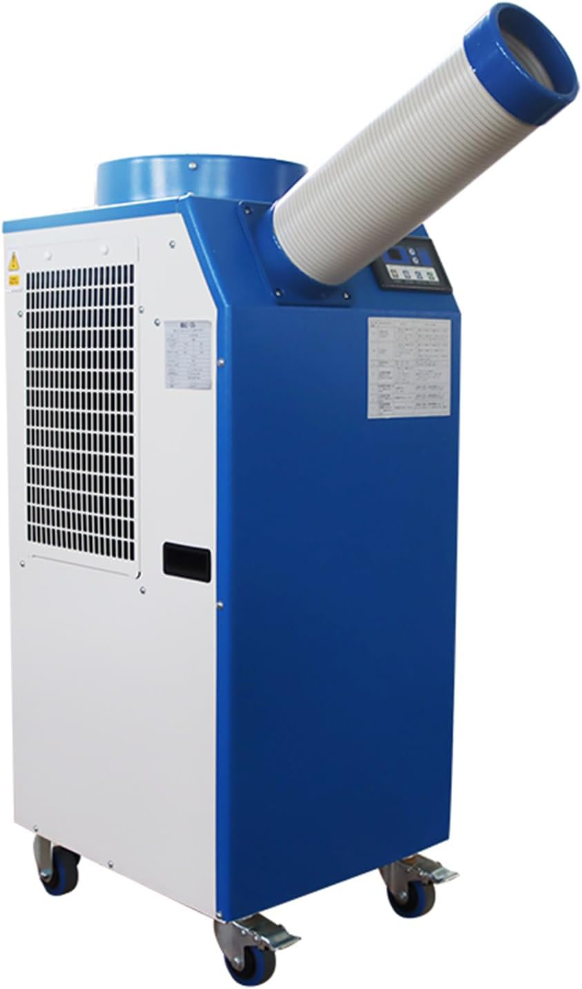 INTSUPERMAI Commercial Mobile Industrial Air Conditioners Spot Cooler Air Conditioner Workshop Post Cooling Mobile Air Conditioners Mobile Cooling Air Conditioner Single Outlet 220V 480m³/h