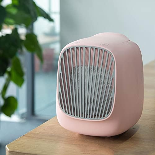 Portable Air Conditioners, Evaporative USB Personal Air Cooler, Mini Desktop Spray Fan, 3 Speeds Air Cooler Humidifier for Home, Office (Color : White)