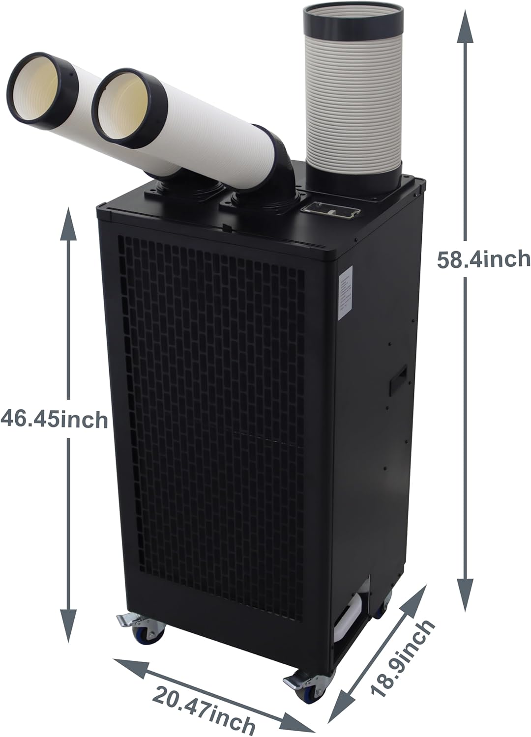 TECHTONGDA Industrial Spot Cooler Air Conditioner Commercial Mobile Outdoor Cooling Aircon 220V Double Columns 780m³/h