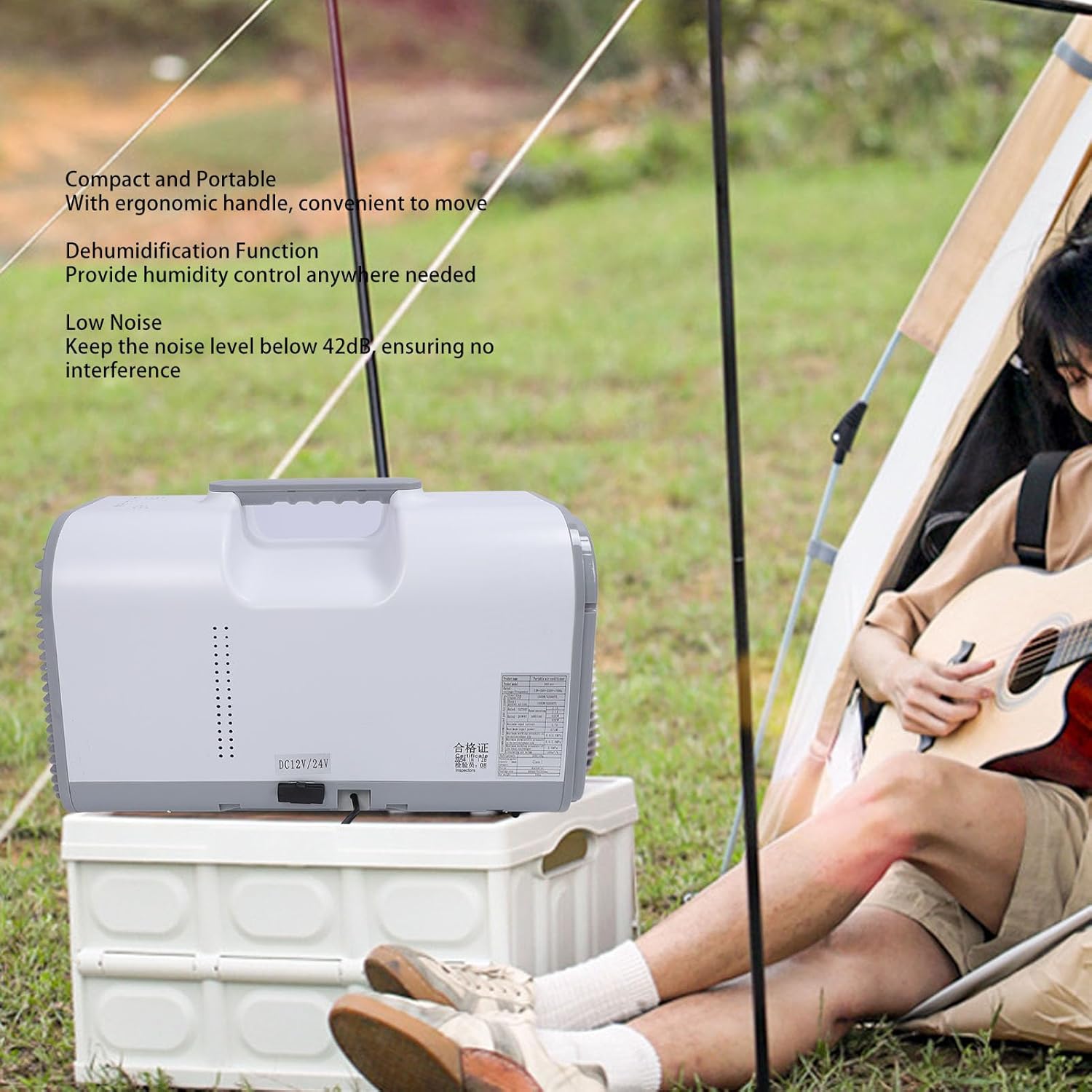 Marhynchus Portable Air Conditioner, 5200BTU Compact AC Unit with Remote Control and Dehumidification, for Room Tent RV Workshop (US Plug 110V)