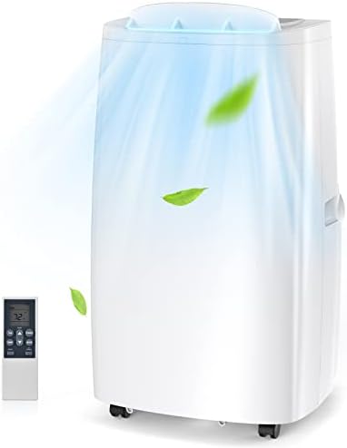 Air Choice Portable Air Conditioner, 14000 BTU Air Conditioner Portable for Room Up to 700 Sq.Ft, Auto Swing, 24H Timer, Remote Control, Window Kit