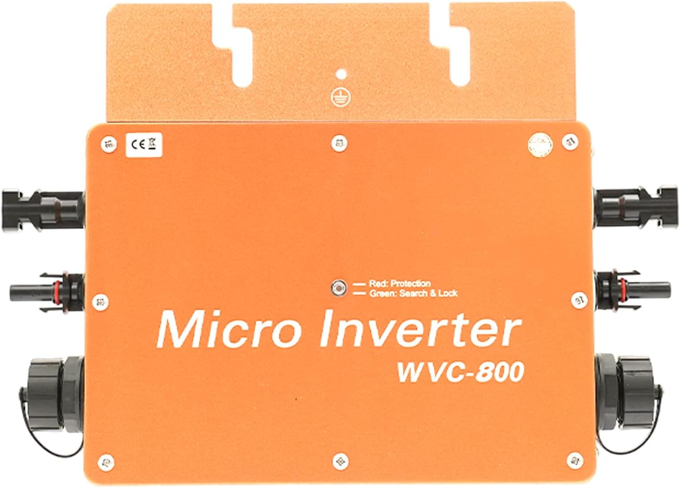 800W Solar Grid Tie Micro Inverter, Waterproof IP65 MPPT Pure Sine Wave Inverter with AC Data Monitoring Display LCD Screen for Solar Panel Smart Inversor