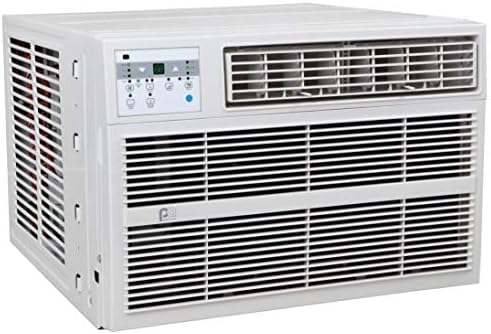 Perfect Aire 3PACH8000 8,000 BTU Window Air Conditioner with Electric Heater, 300-350 Sq. Ft. Coverage