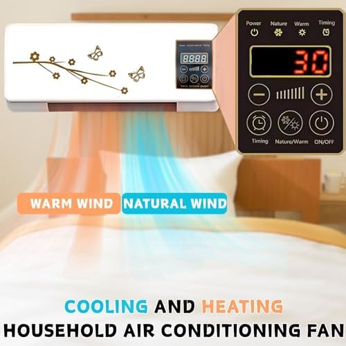 Mini Portable Air Conditioners Wall Mount Fan Ac And Heater Combo Unit With Remote Smart Air Conditioner Fan Waterproof For Bathroom