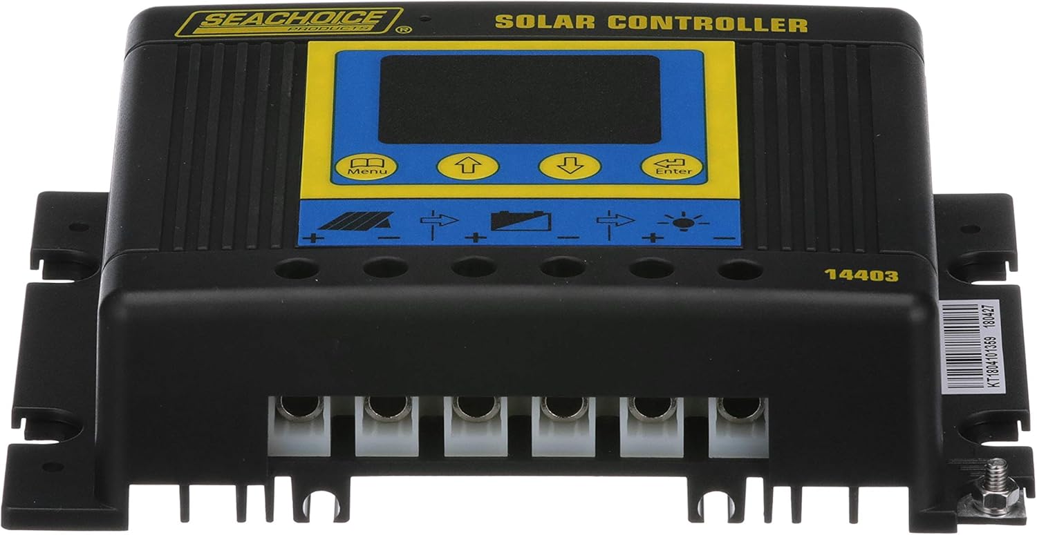 Seachoice Solar Controller, 30 Amp, for Use with Solar Panels 9 Watts and Larger