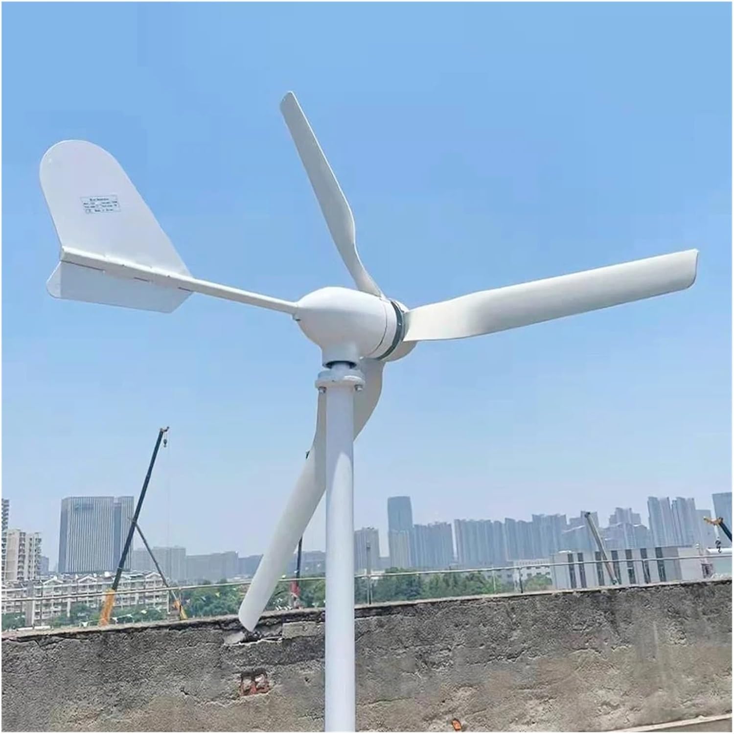 20000W 12V 24V 48V Horizontal Wind Turbine Generator Small Windmill with MPPT Charge Controller for Home Farm Industrial Energy(24V)
