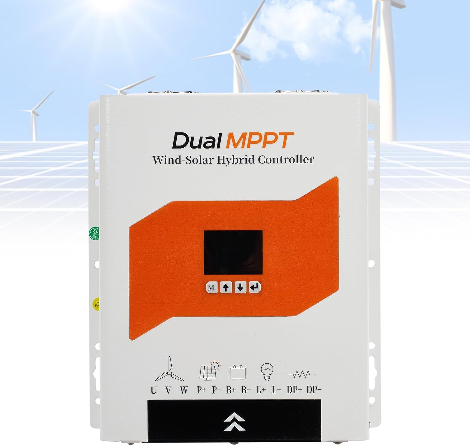 5000W Dual Mppt Solar Wind Controller Mppt, 12V/24V/48V Hybrid Charge Regulator, with External Dump Load 48V