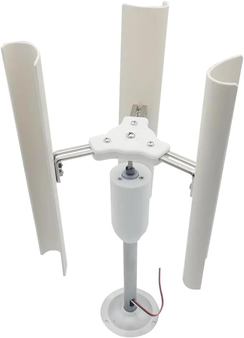 Wind Power DIY Kit 3-Blade Wind Turbine DIY Vertical Axis Wind Turbine Model Wind Power Generator Three-Phase Permanent Magnet Generator Windmill Learn About Renewable Energy & Power