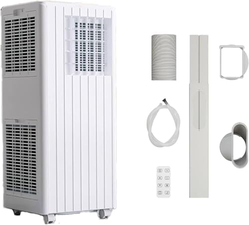 8000 BTU Portable Air Conditioner with Cool/Dry/Fan Mode, 3-in-1 Free Standing Portable AC Unit with Remote Control, Cools Up to 350 Sq.Ft with Sleep Mode for Bedroom Office Home