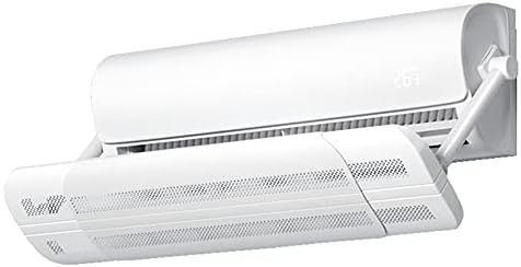 Air Conditioner Windshield, Anti-Straight Blowing Air Outlet Wind Deflector Cover Degree Angle Adjustable Wall-Mounted Universal Deflector