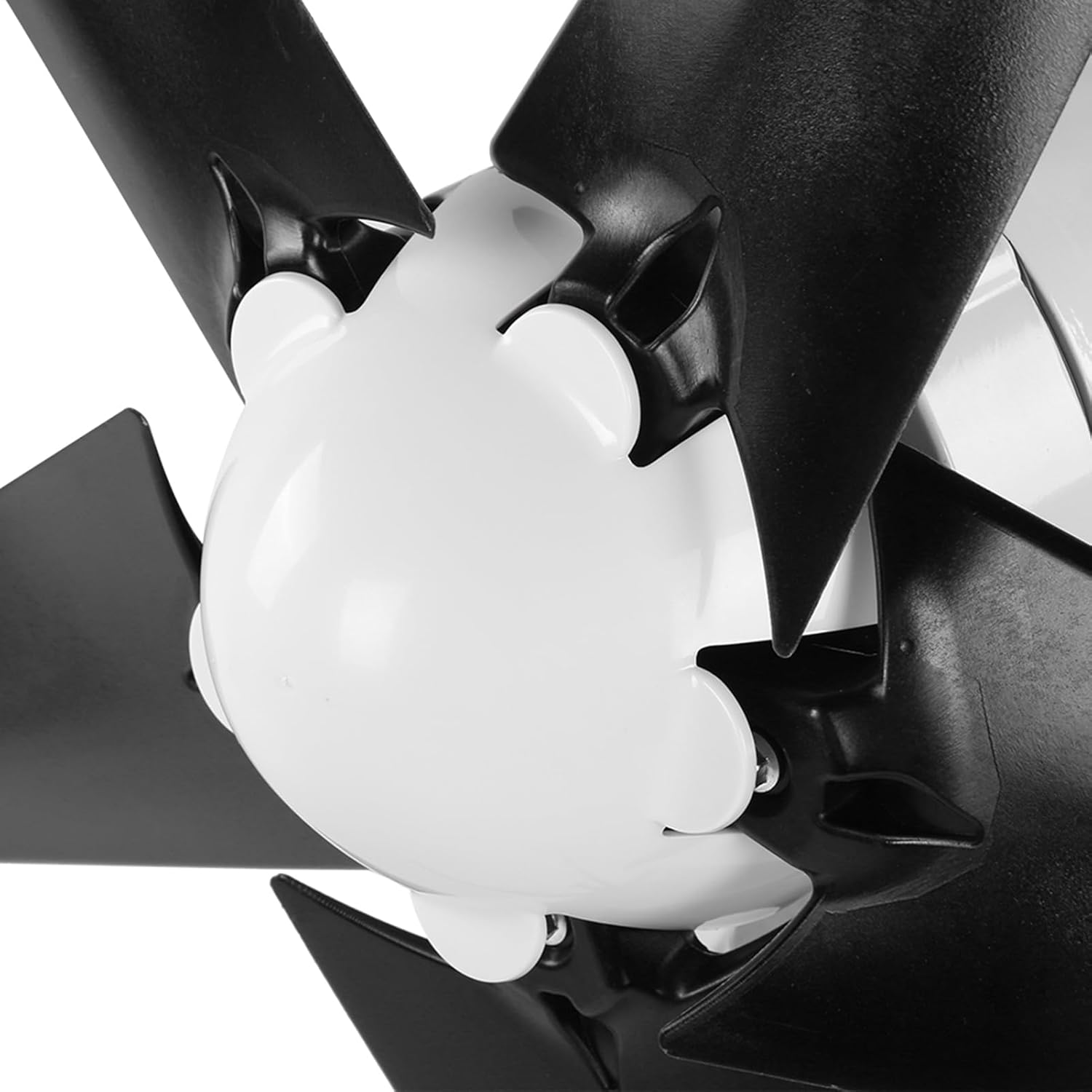 Jeanoko 100W 5 Vane/Wing Wind Kit Power Supply for Patio Huts Blue Plastic Material (Black #15)