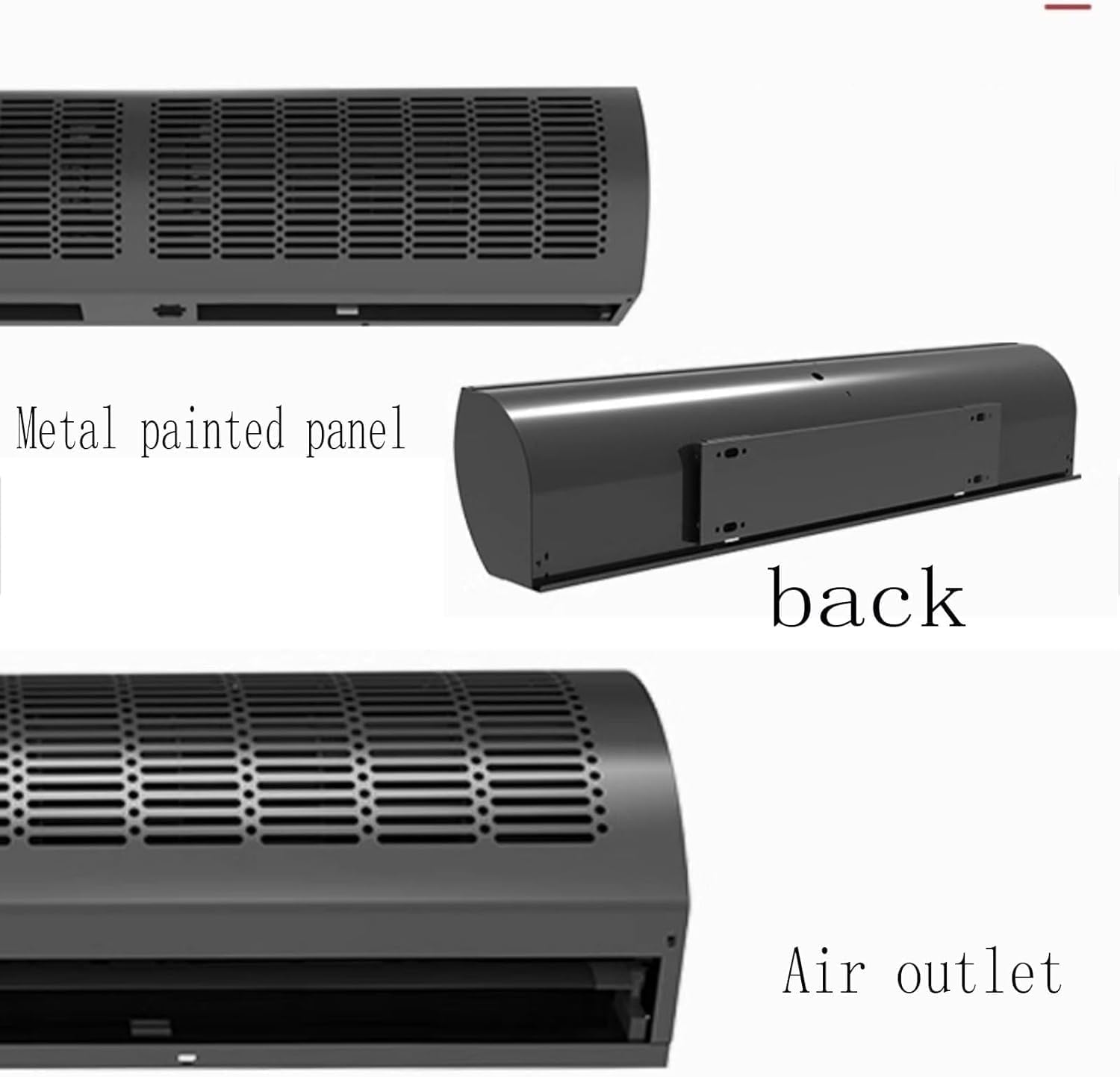 TIST Commercial Air Curtains Wall-mounted Air Curtain Fan - Commercial Super High Power Indoor Door Fan Ceiling Air Curtains Coolers(Keypad,40in)