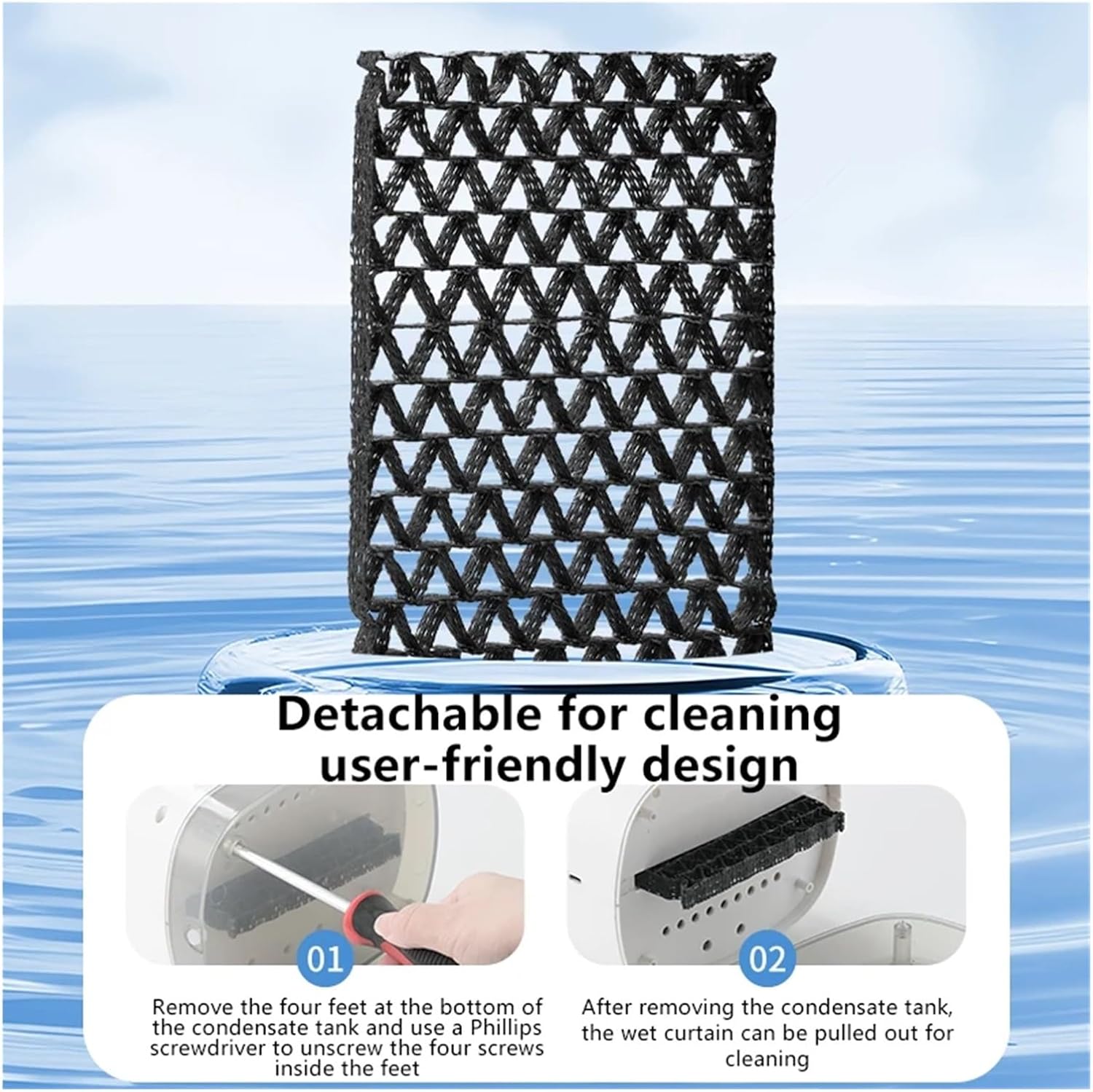 Portable Air Conditioner, Portable Humidifier Fan Mini Air Cooling Fan USB Electric Conditioners Fan,Desktop Fan for Home Outdoors