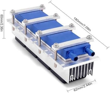 288W/144W Thermoelectric Refrigeration Cooler 12VDC 30A/15A Semiconductor Cooling System DIY for Air Conditioning Fan Lucky(288W)