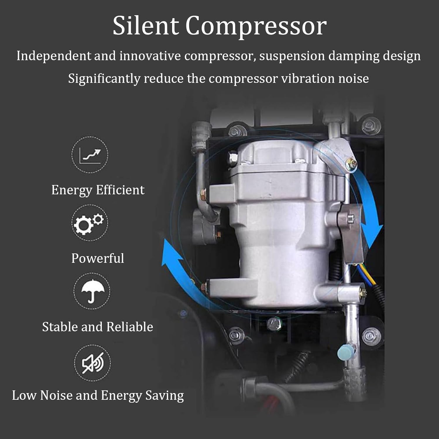 12V/24V Rooftop RV Air Conditioner Top Mounted Parking Air Conditioner for Truck, RV, Construction Vehicle, Excavator, Cranes, Van (Red 12v)