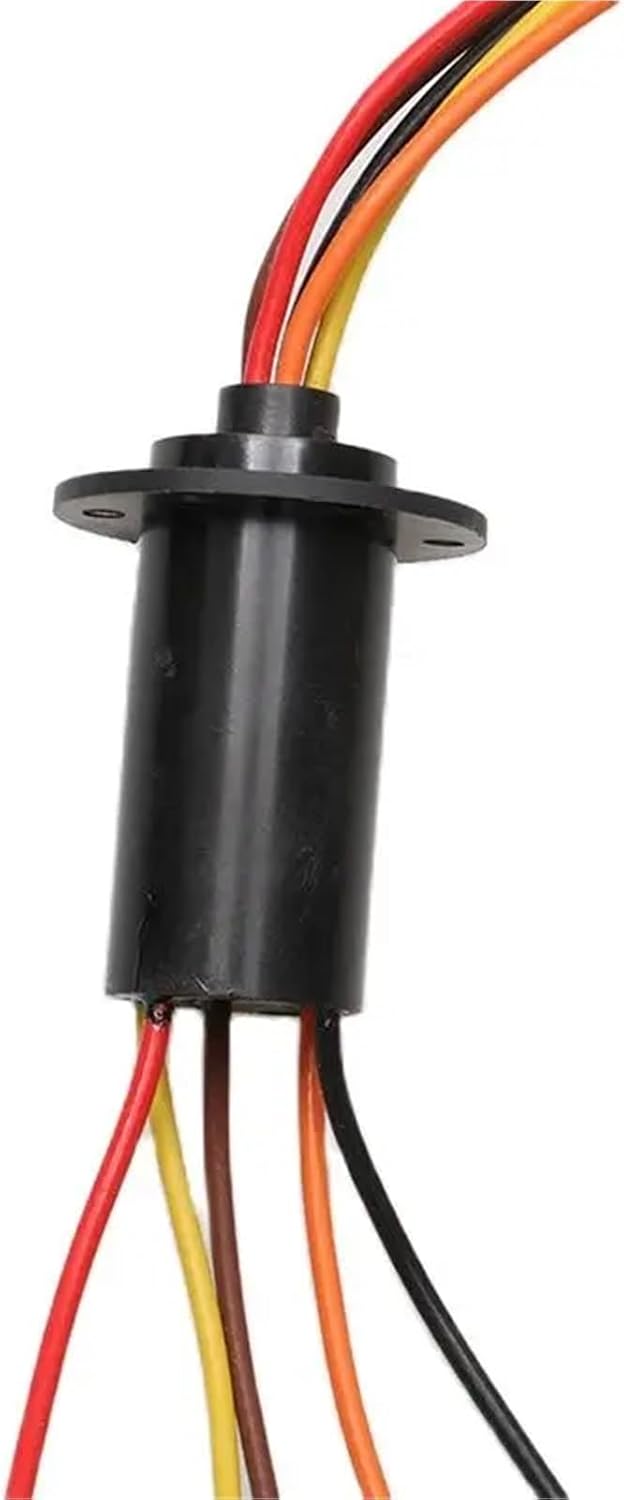 1pc 2-12 Channel Rotate Dining Table Slipring Power Slip Ring Electric Collector Rings Joint Connector for Wind Turbine Lamp(Dia 31mm 3CH 60A)