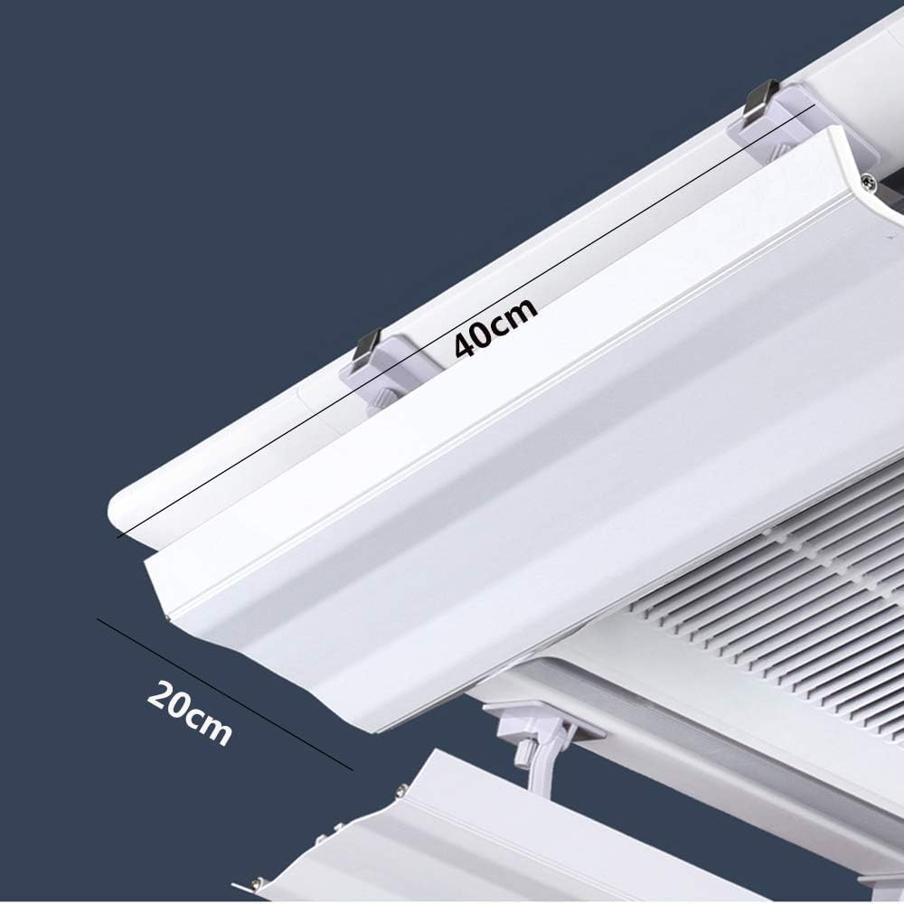 Air Conditioner Deflector for Central Ceiling Air Conditioning, Adjustable Angle, Easy Installation, Prevent Direct Air Blowing