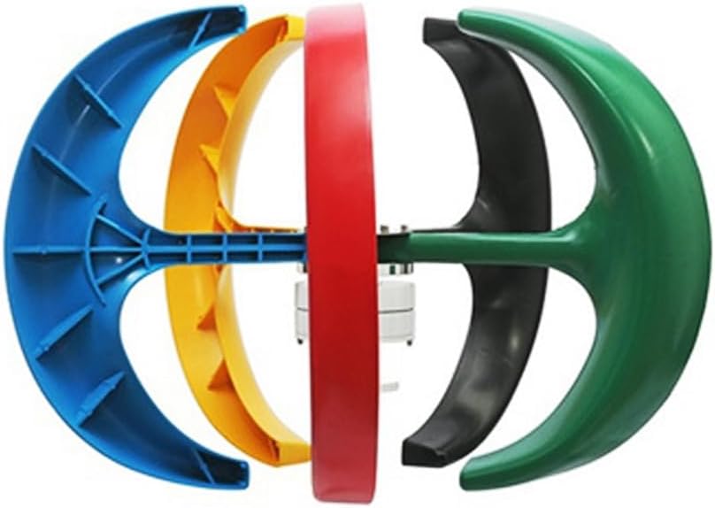 48v,HYZHANHONG Low Noise 12000W Wind Turbine Generator, Reliable And Durable Performance Portable Vertical Wind Power Turbine Generator Kit with Charge Controller