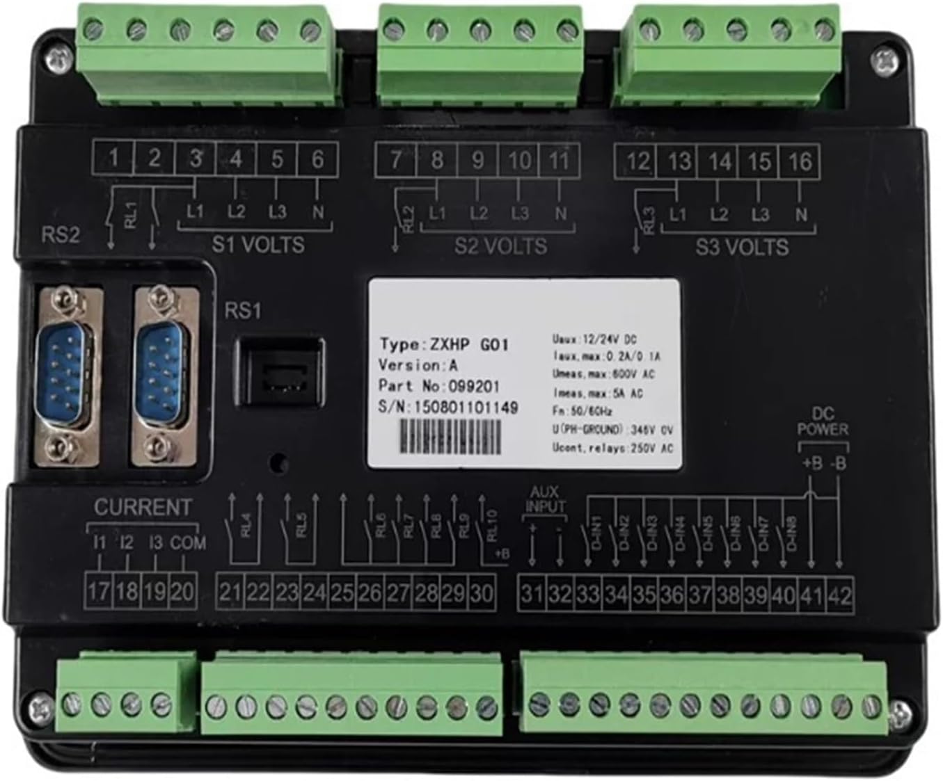 Generator Set Controller ZXHP G01 Industrial Generator Controller