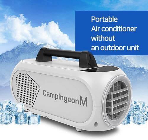 campingM portable air conditioner Convenient for outdoor activities 18.5x7.5x9.5inch 100-240V~, 50/60Hz, 2.5A