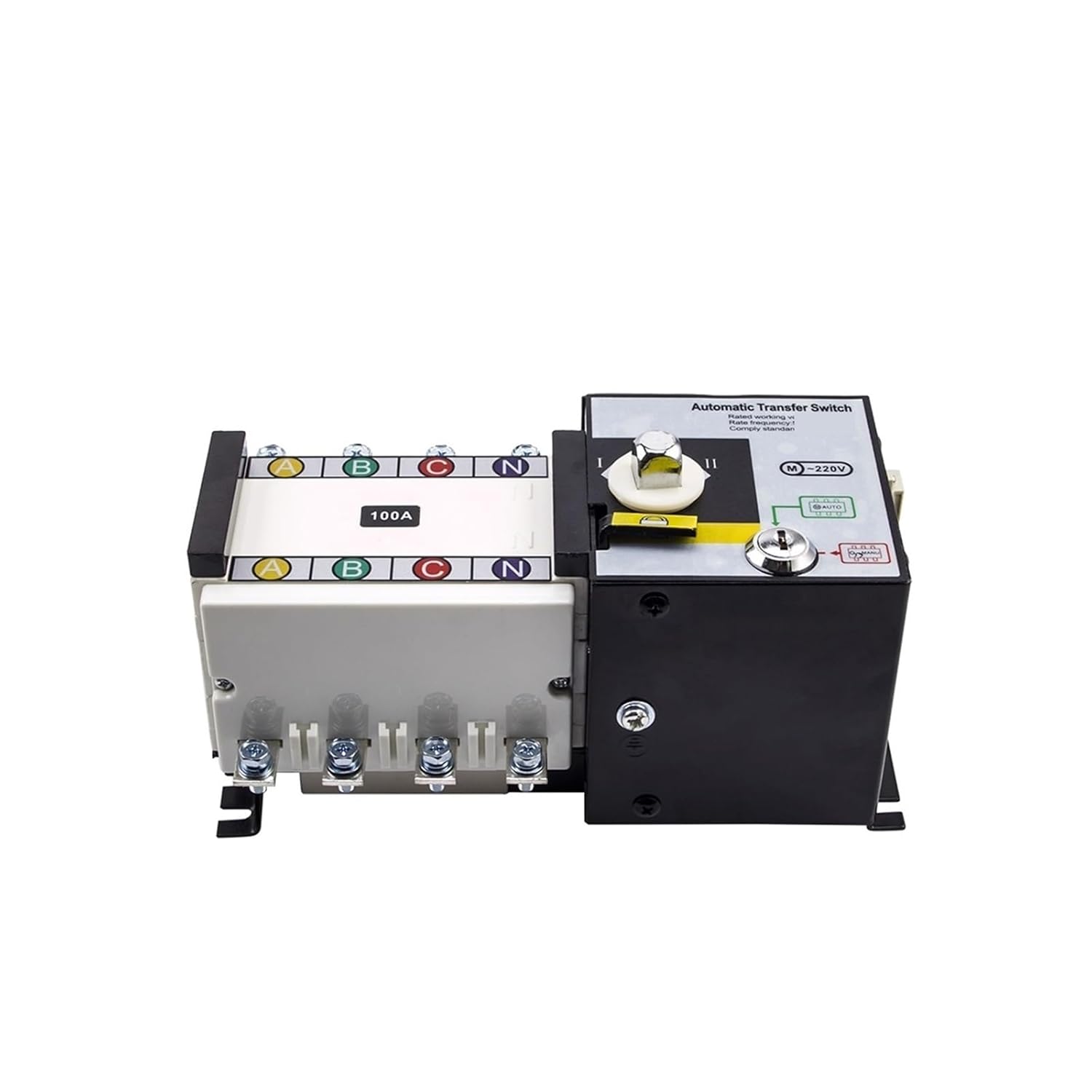 800/4P 800A 4P ATS Generator Dual Power Automatic Transfer Switch Circuit Breaker AC220V Control Voltage(1000A AC220V)