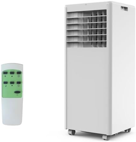 8000 BTUs Portable Air Conditioner, Air Conditioners 3-In-1 Cooling, Fan & Dehumidifier for Up to 350 Sq.Ft, Remote Control, 24H Timer, Smart Sleep Mode, Floor AC Units, LED Display