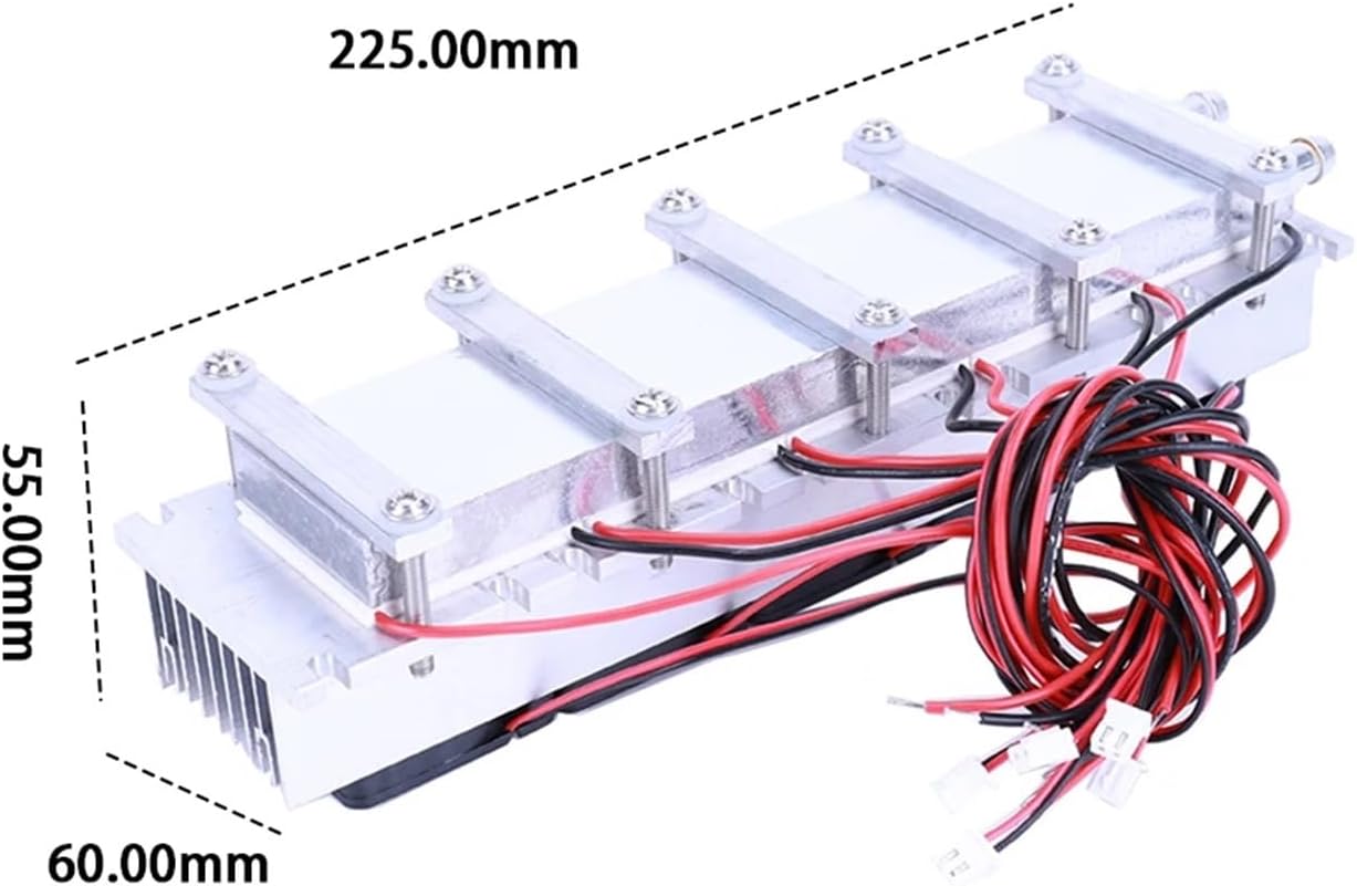 360W DC12V 30A Cooler with Heatsink Air Conditioner Temperature Controller Thermoelectric Refrigeration Lucky